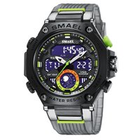 Relógio Masculino Smael AnaDigi 8069 Fume e Preto