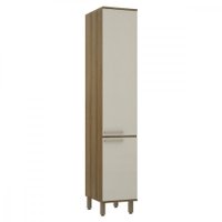 Paneleiro Simples C/ 2 Portas 40cm Luciane Isis Avela/Mocca