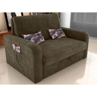 Sofá Cappucino Cama Matrix Lady Day 4 Lugares