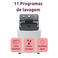 Máquina de Lavar Mueller 17kg com Ultracentrifugação e Ciclo Rápido  Branco MLA17