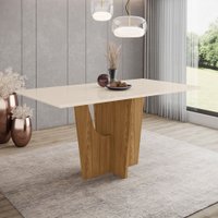 Mesa de Madeira Vértice Sc36 Nature/Off White - Henn
