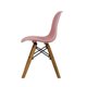Kit Mesa Redonda Branca 60cm + 2 Cadeiras Charles Eames Eiffel Infantil Kids Rosa Claro