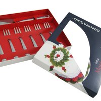 Conjunto de garfinhos e espatula para bolo