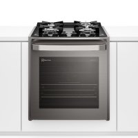 Fogão Electrolux FE4EC de Embutir PerfectCook360 Vaporbake 4 Queimadores Cinza 110V 33041FBA185