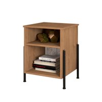 Mesa de Cabeceira Nova York Preto/Demolição - Pallazio