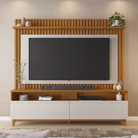 Estante Home Para TV até 65 Polegadas 183cm 2 Portas Panamá Notável Freijó/Off-White