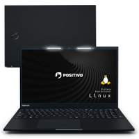 Notebook Positivo Vision R15 AMD® Ryzen 5-5500U Linux 16GB RAM 256GB SSD Full HD 15.6” Lumina Bar - Preto