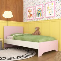 Mini Cama CA0205 Branco/Rosa Recreio Rodial Móveis