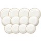 Conjunto 12pçs Pratos de Porcelana Tramontina Rústico Marrom Sobremesa Raso Fundo