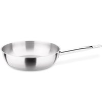 Frigideira Funda 28cm em Aço Inox com Fundo Triplo e Cabo Performance Hércules
