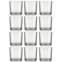 Jogo de 12 Copos de Vidro para Whisky Bar Rocks 265ml Nadir Figueiredo