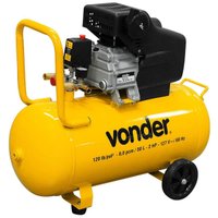 Motocompressor de Ar 80pcm 50 litros 127V Vonder 60Hz Amarelo MCV 50