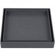 Ralo de Banheiro Astra Cinza Oculto Anti-Inseto Quadrado 11,5x11,5cm Plástico