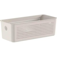 Cesto Organizador Multiuso 26x12x13cm Empilhável Perfurações 3L Flow Retangular