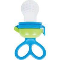 Chupeta Alimentação para Bebes Porta Frutinha Comer Fruta Buba Azul
