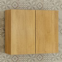 Armáro Aéreo de Cozinha 80cm Dakota 2 Portas Cinamomo - Valdemóveis