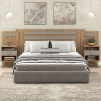 Cabeceira Duna 250cm - Mel/Fendi