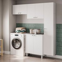 Lavanderia Completa Duo 7 Portas Branco - Telasul