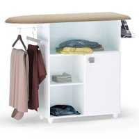 Tábua de Passar Roupa com Balcão Vitória Branco 107 cm - Pallazio