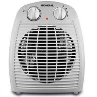 Aquecedor e Ar Mundial Portátil A-08 Cinza com Branco, 127V