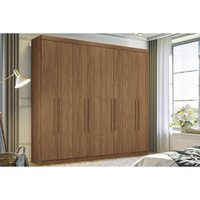 Guarda Roupa Casal 8 Portas e 4 Gavetas Master New 8.4 Jatoba - Santos Andirá