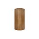 Guarda Roupa Modulado Closet de Canto Oblíquo Rizon 1 Porta e 2 s cor Cumaru - Novo Horizonte