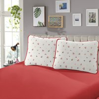 Jogo Cama Queen SBX Rubi Malha Brenda Cereja