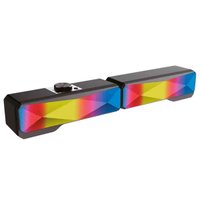 Caixa de Som Soundbar KNUP Hórus 2.0, 10W RMS, LED RGB, Plug P2 - KP-RO825