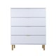 Cômoda Ditália 4 Gavetas DM-239 cor:branco