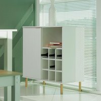 Aparador Bar Adega Ditália 2 Portas R-633 cor:branco