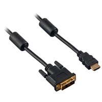 Cabo HDMI P/ DVI-D Fortrek, Com Filtro, 1.8 Metros, Preto - HMD201