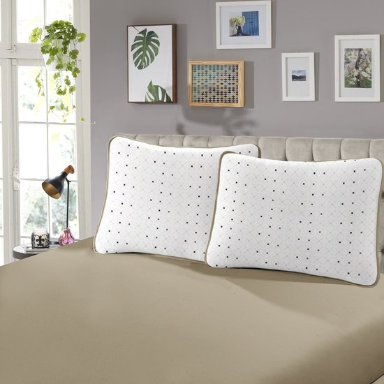 Jogo Cama Casal SBX Rubi Malha Berlim Bege