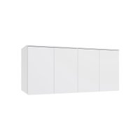 Armário Aéreo 4 Portas Kappesberg Adapt Branco 155cm