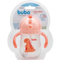 Copo de Transição com Canudo Alça e Válvula Dino Buba