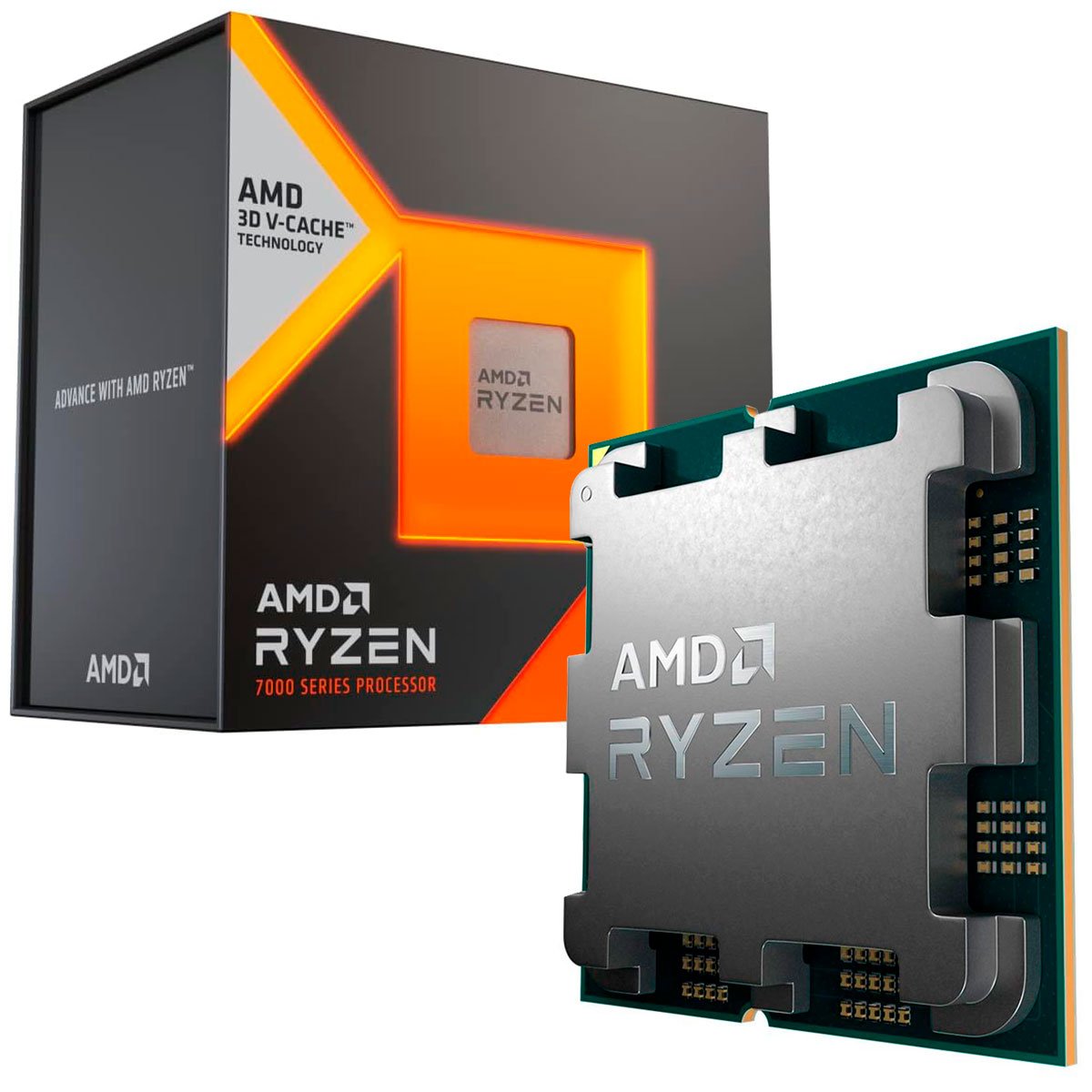 Processador AMD Ryzen 7 7800X3D, Socket AM5, 4.2GHz (5.0GHz) Cache 104MB - 100-100000910WOF