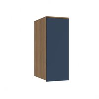 Armário Aéreo 1 Porta Kappesberg Adapt Profundo 36cm Nogueira/Azul
