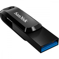 Pen Drive SanDisk Ultra Dual Drive GO 128GB USB 3.0/USB-C Preto