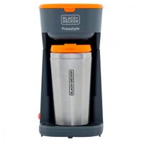 Cafeteira Elétrica Black + Decker Individual Freestyle 600W 127V Preto/Laranja - CM01-BR