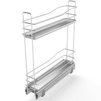 Porta Garrafas Latas Condimentos Temperos Deslizante Inox Piva