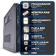 Computador Desktop, Intel Core I3 9º Geração, 8GB RAM, SSD 120GB, Conexões USB/VGA/HDMI/LAN/SOM