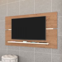 Painel para TV Até 65 Polegadas Roma Canelato Rustico Natura Off White - Atualle Móveis