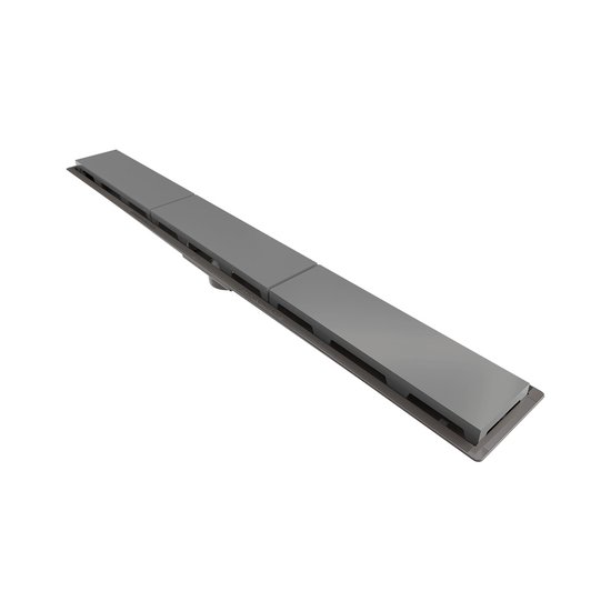 Ralo Linear Novii Sifonado 8894 75cm Saída Central com Tampa Cinza CINZA 8894