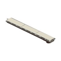 Ralo Linear Novii Seco 4230 75cm Saída na Extremidade com Tampa Bege BEGE 4230