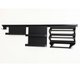Barra para Cozinha 120cm de Encaixe Suporte Flat Aço Carbono