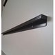 Barra para Cozinha 120cm de Encaixe Suporte Flat Aço Carbono
