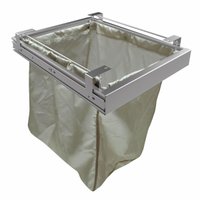 Tulha Aramada Deslizante Cesto de Roupa Suja Aço Inox Piva F