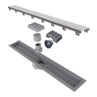 Ralo Linear Elleve Smart Sifonado 918 70Cm Com Tampa Inox