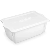 8 Caixas Plásticas Organizadoras de Alimentos 24,5L Branca c