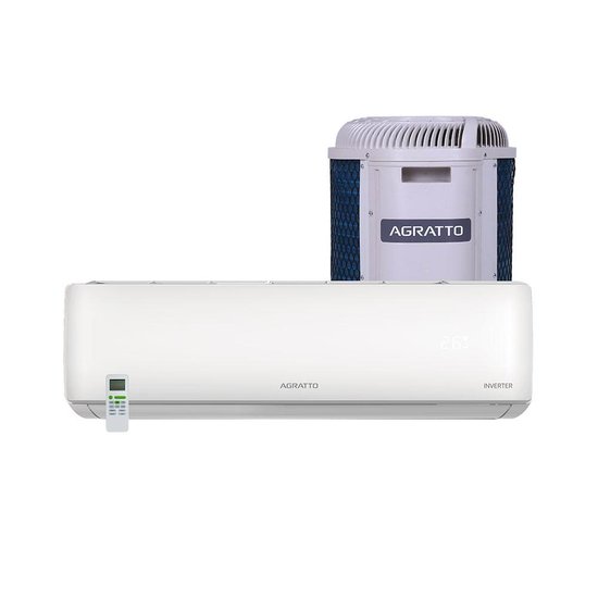 Ar-Condicionado Split Inverter 18000 BTUs Agratto Liv Quente e Frio LCST18QFI-02I/LCST18QF-02I 220V