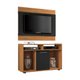 Conjunto Rack com Painel para TV até 43 Polegadas Nápoles Notável Freijó/Preto